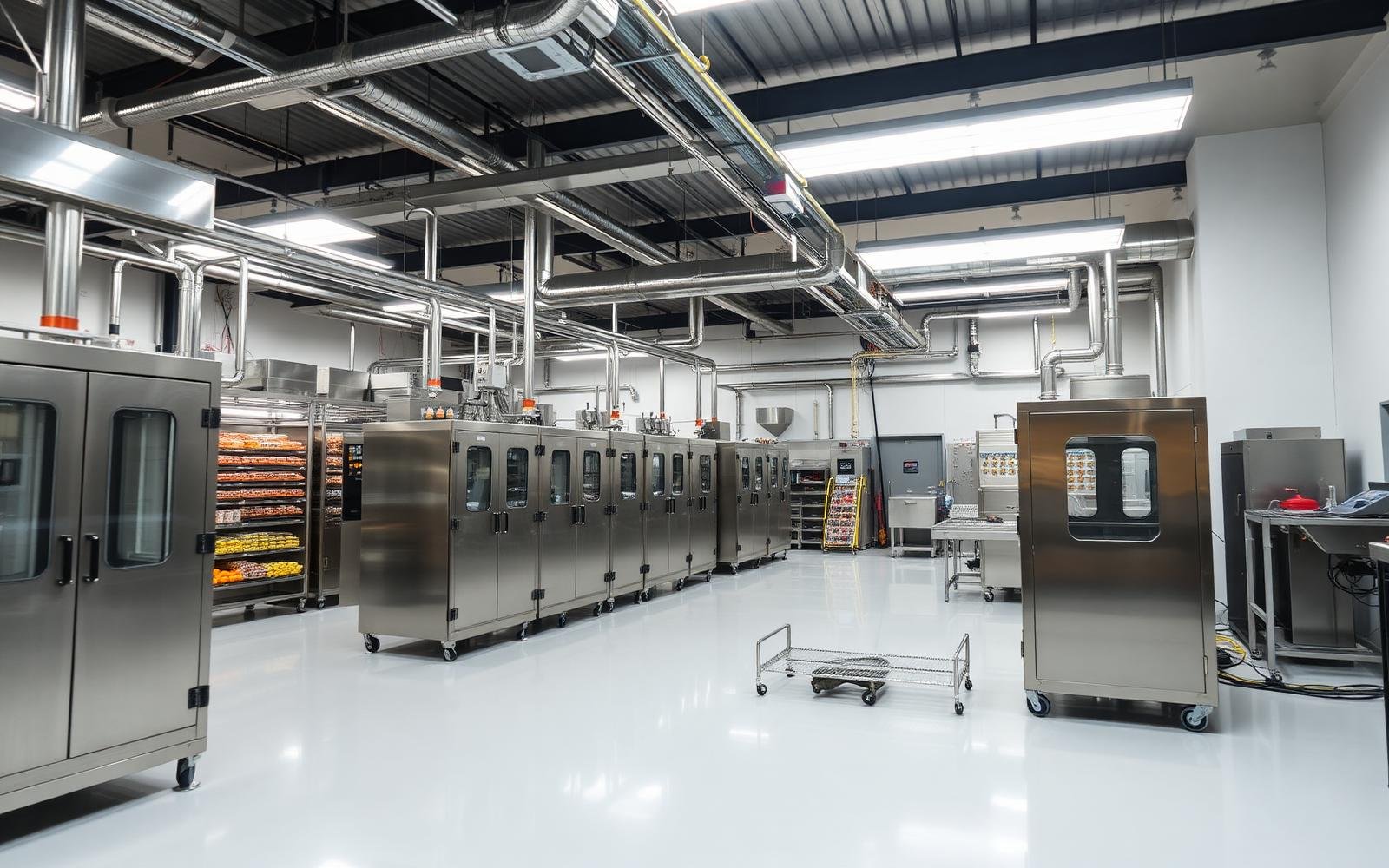 Modern food manufacturing facility